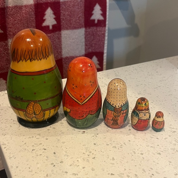 Matryoshka Russian Nesting Dolls -Vintage 1993 -Signed - Picture 11 of 17
